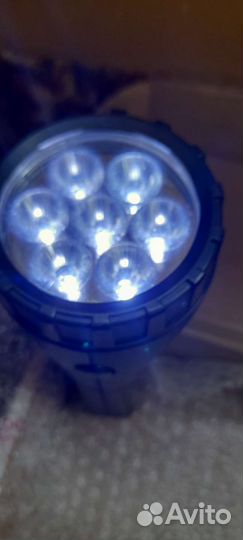 Фонарик светодиодный аккумуляторны 18650 литий.ион