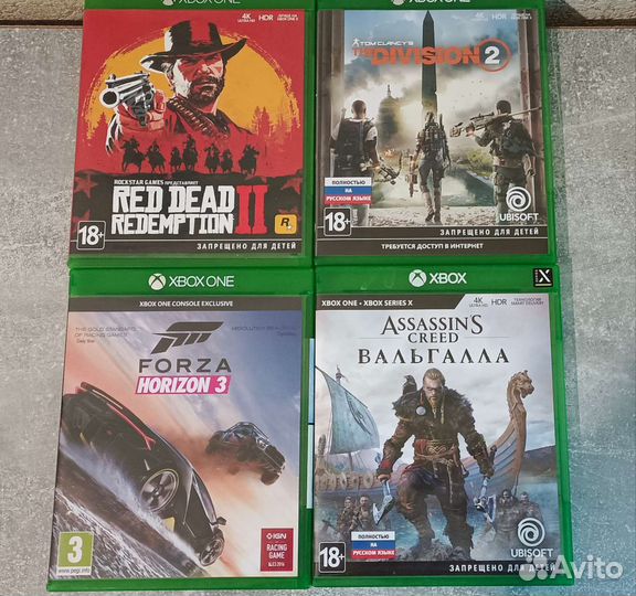 Диски с играми для Xbox One, Series S,X