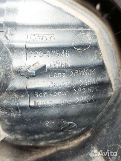 Фонарь задний левый Mitsubishi Outlander2002-2009