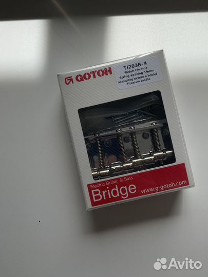 Бридж для бас-гитары Gotoh