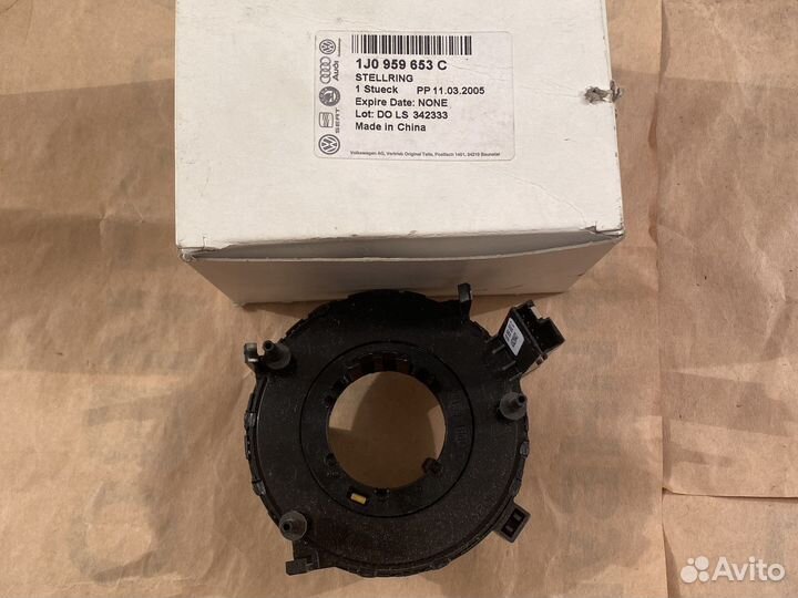 Шлейф подрулевой с датчиком угла поворота VAG