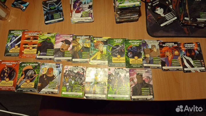 Карточки Черепашки-ниндзя