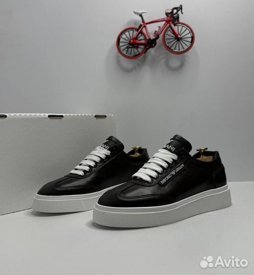 Armani кеды кожа натуральная