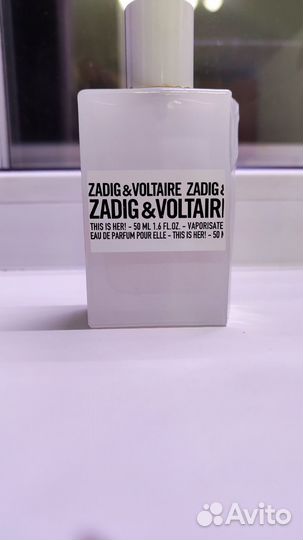 Zadig & voltaire this is her Остаток от 50 мл