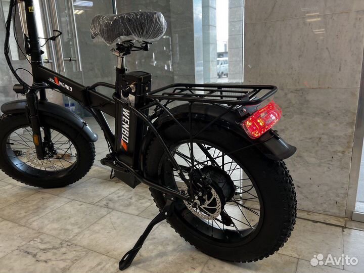 Электровелоспед фэтбайк складной wenbo