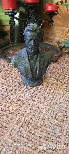 Бюст чехова 1956 монументскульптура в орске