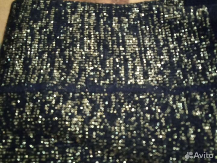 Новые вязаные блестящие колготки р. 46-48