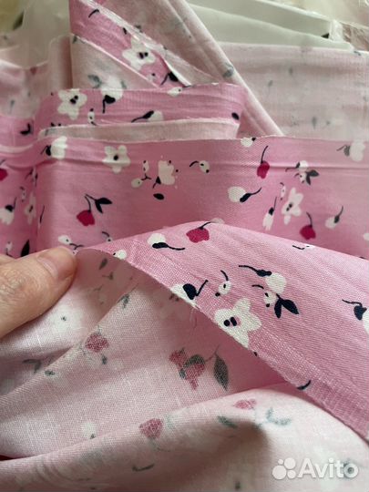 Ткань Отрез хлопка 1,5 метра, ширина 160