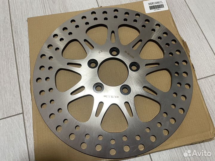 Задний тормозной диск на Harley Davidson 00-07