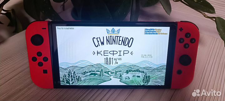 Новая прошитая Nintendo Switch Oled