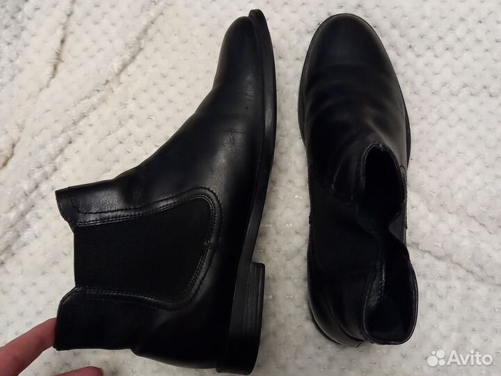Полусапоги женские 38 натуральная кожа