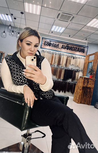 Наращивание волос(со своими волосами)