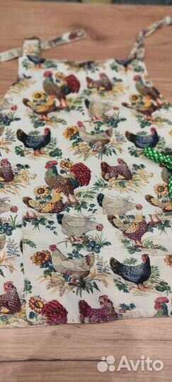 Новые фартуки для юной хозяюшки:хлопковая, подклад