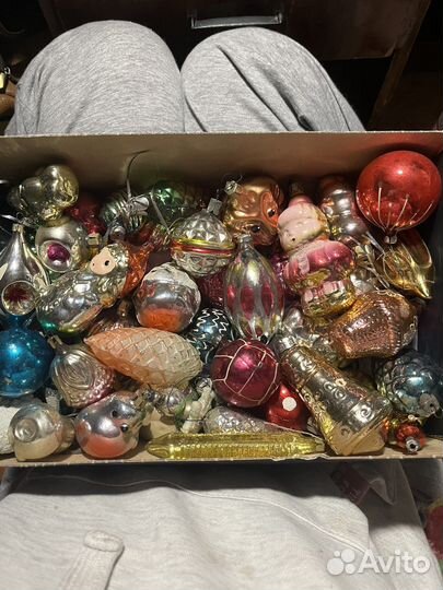 Елочные игрушки СССР