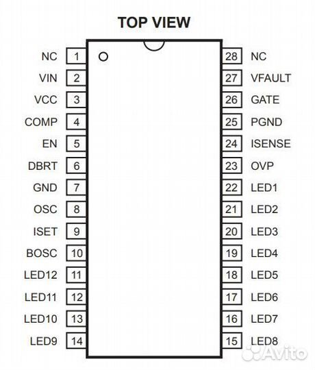 Микросхема MP3389EY soic28
