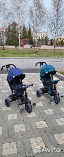 Трехколесный велосипед коляска