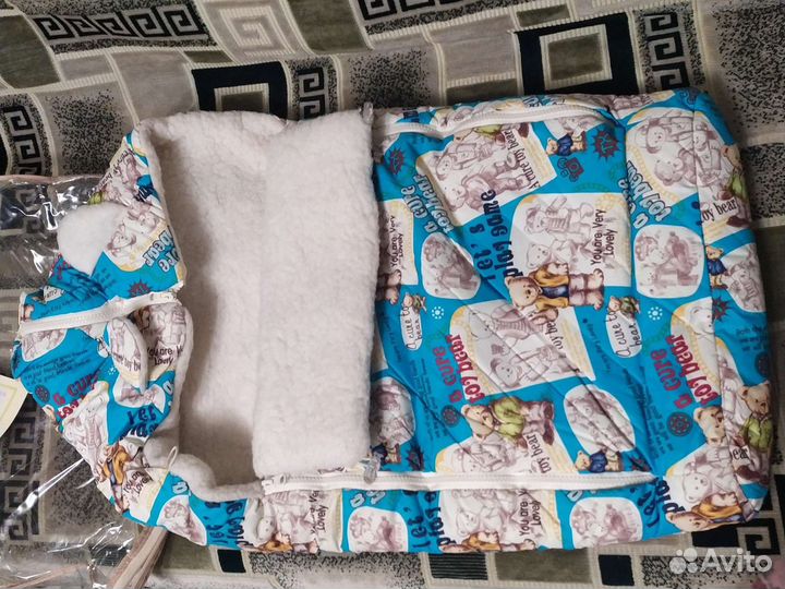 Зимний конверт в коляску