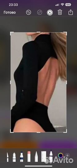 Боди женское черное,размер XS -рост 158-163