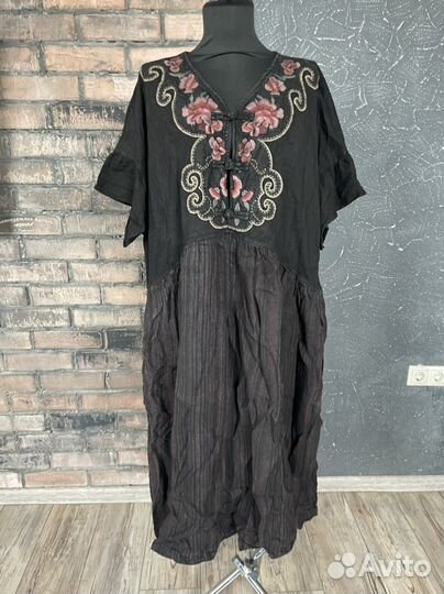 Платье бохо большой размер