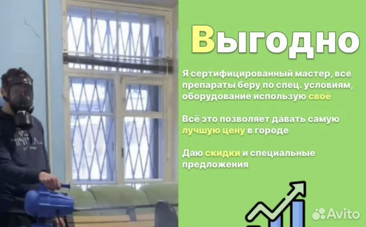 Дезинфекция тараканов клопов травить крыс запахи