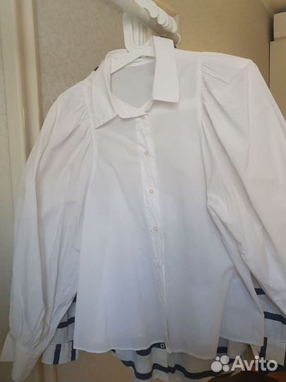 Блузка рубашка женская 40 42 Massimo dutti
