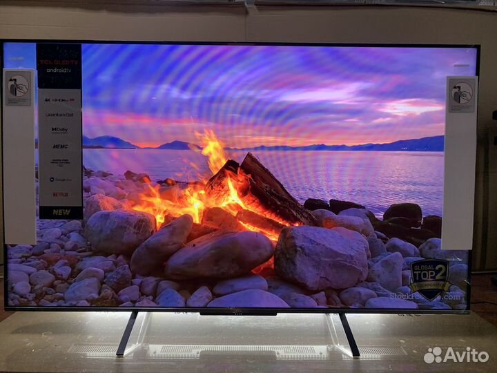 120 гц qled телевизор 55(новый)