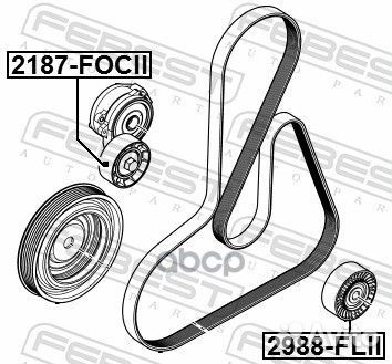 Ролик обводной Ford Galaxy/Mondeo 2.2TDCi 08