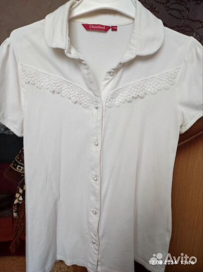 Блузка белая