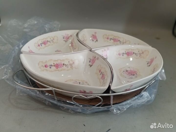 Менажница керамика новая