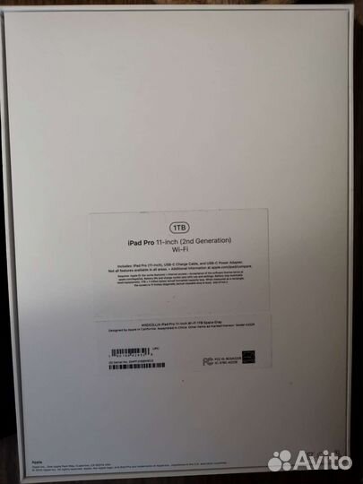 iPad pro 11 2020 1TB