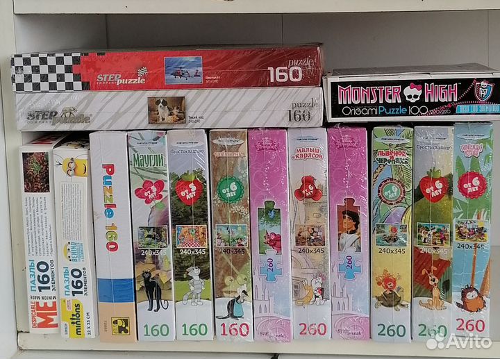 Новые настольные игры и пазлы