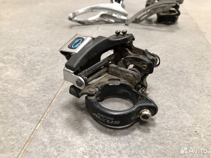 Передние и задние переключатели, натяжитель цепи