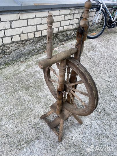 Прялка деревянная старинная