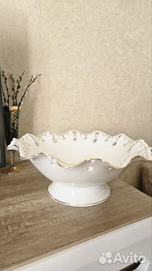 Ваза фруктовница фарфоровая