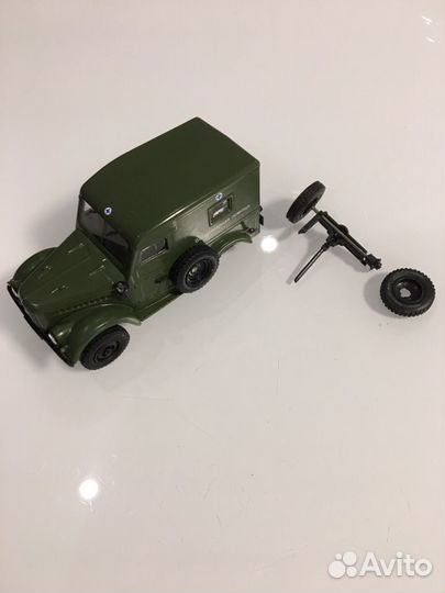 Модель автомобиля газ-69 «Ветеринарная помощь»