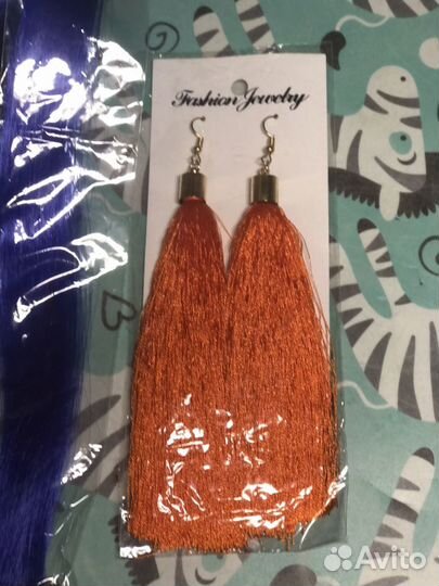 Серьги кисти новое