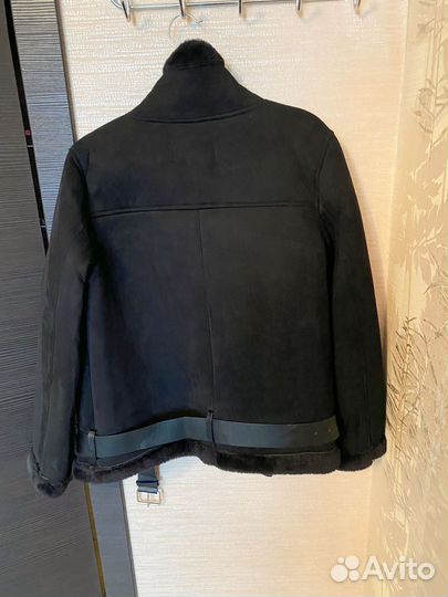 Дубленка авиатор короткая