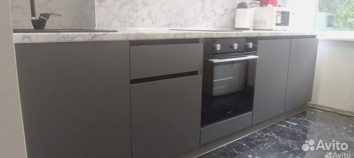 Прямая кухня по индивидуальному проекту