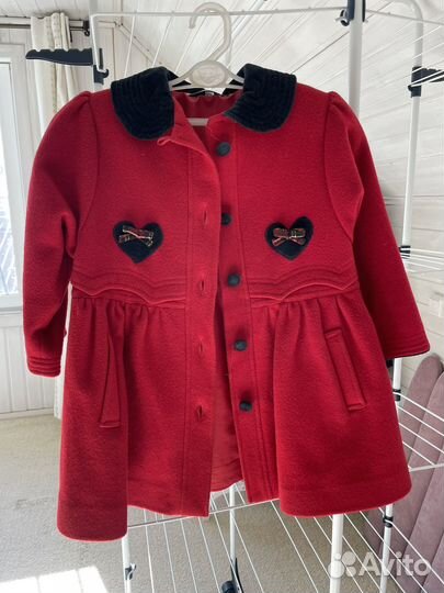 Пальто на девочку 98