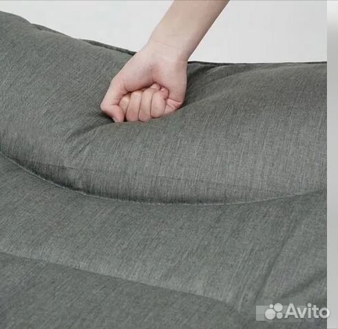 Раскладушка усиленная с матрасом