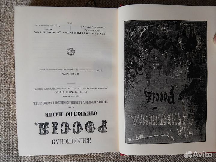Живописная Россия +илл. Гагарина. репринт