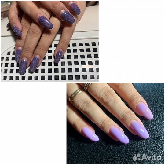 Маникюр, покрытие shellac, Наращивание, педикюр