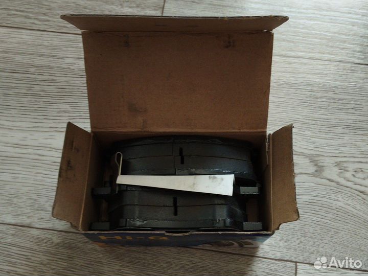 Тормозные колодки передние на hyundai solaris