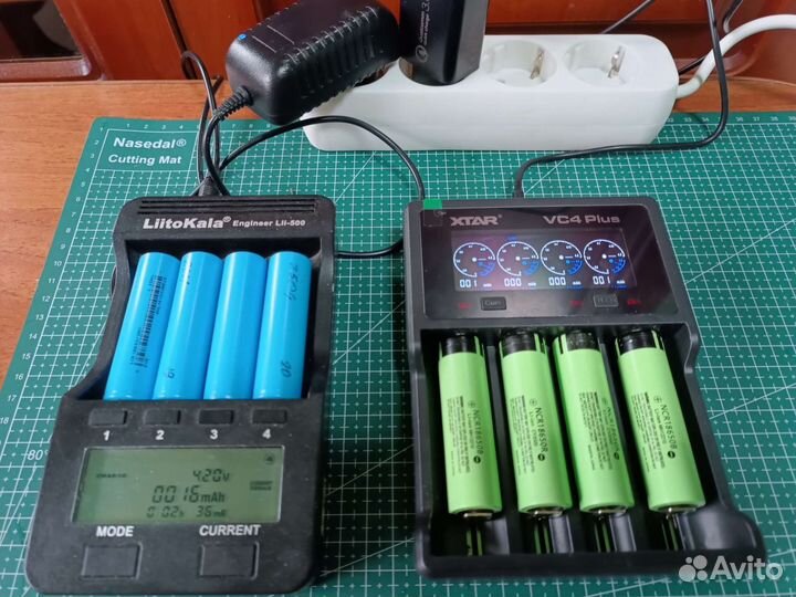 Зарядные устройства Литокалла 500 и Xtar vc4 plus