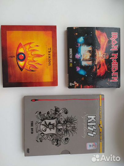 CD DVD Kiss iron Maiden Therion