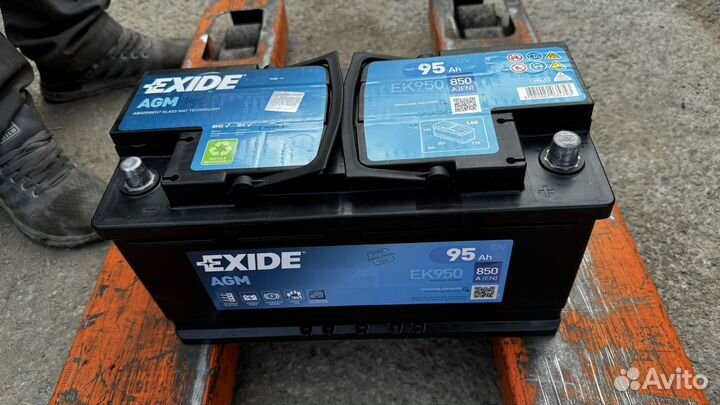 Аккумулятор AGM 95А/ч exide