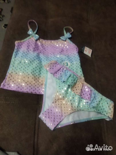 Купальник раздельный для девочки 128