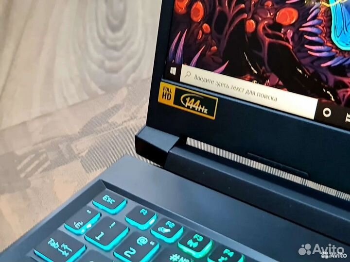 Nitro RTX 3060 12 ядер 12Gb Ryzen5-5600H SSD 512Gb