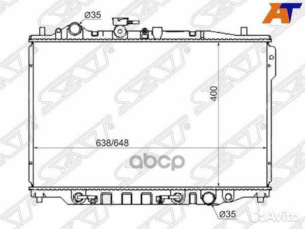 Радиатор Mazda 626 87-97 / Capella 87-97 SG-MZ0