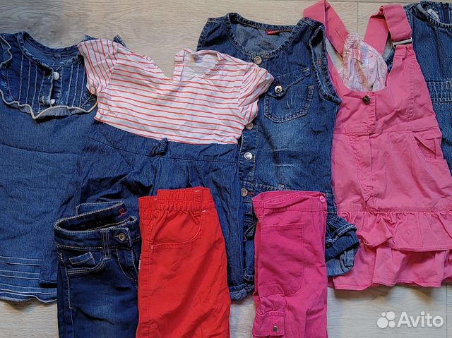 Вещи пакетом на девочку 100 - 104 см